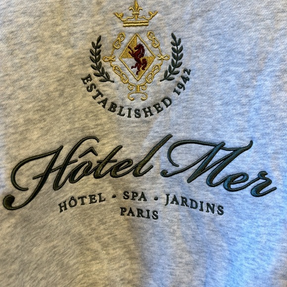 Abercrombie Soft AF Hôtel Mer Cropped Sweatshirt - Picture 2 of 10